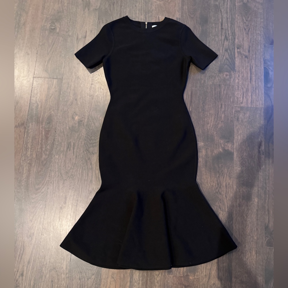 Milly Black Mermaid Midi Dress